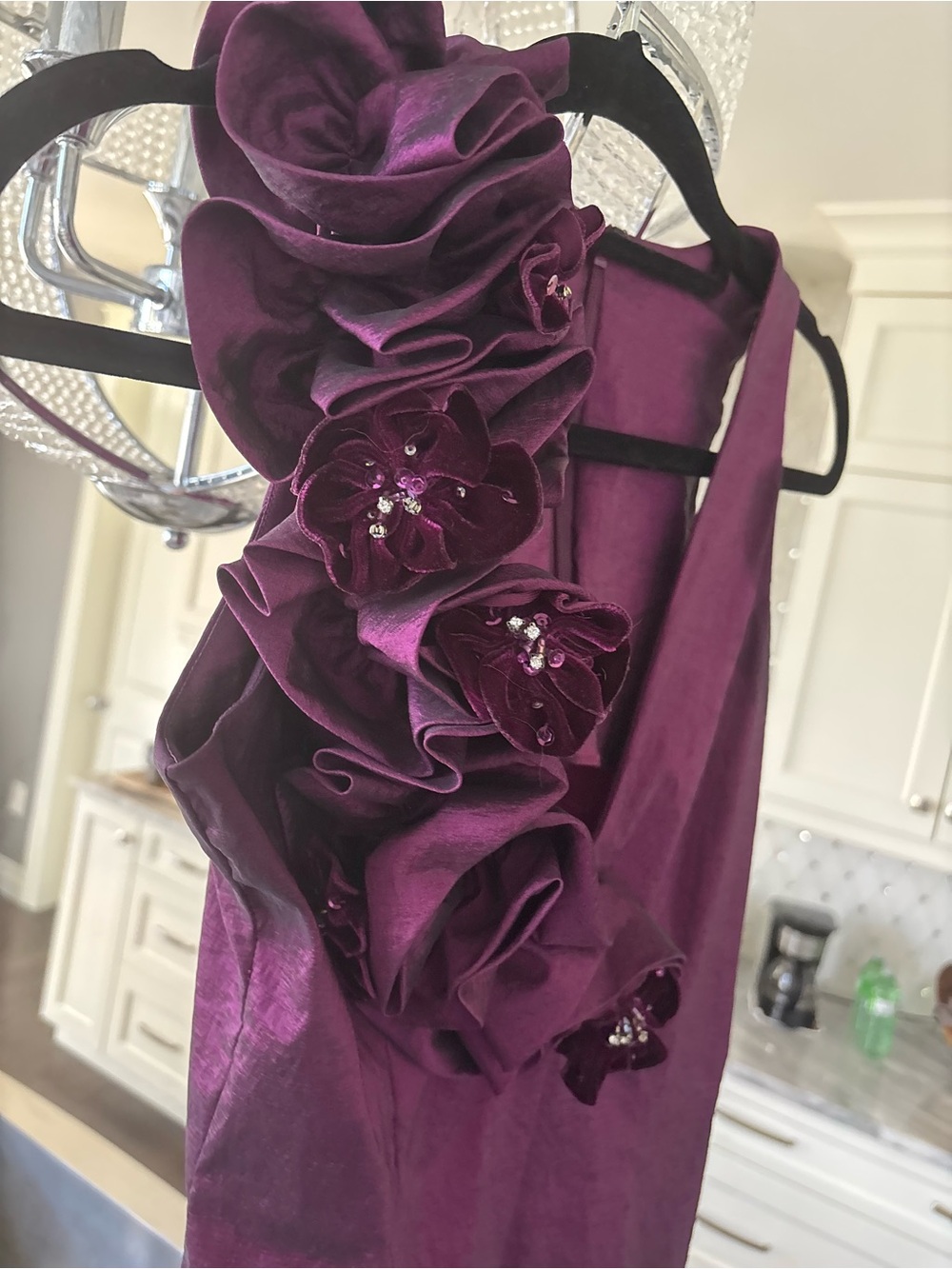 Jessica McLintock vintage year 2k size 4 plum dress gala wedding events